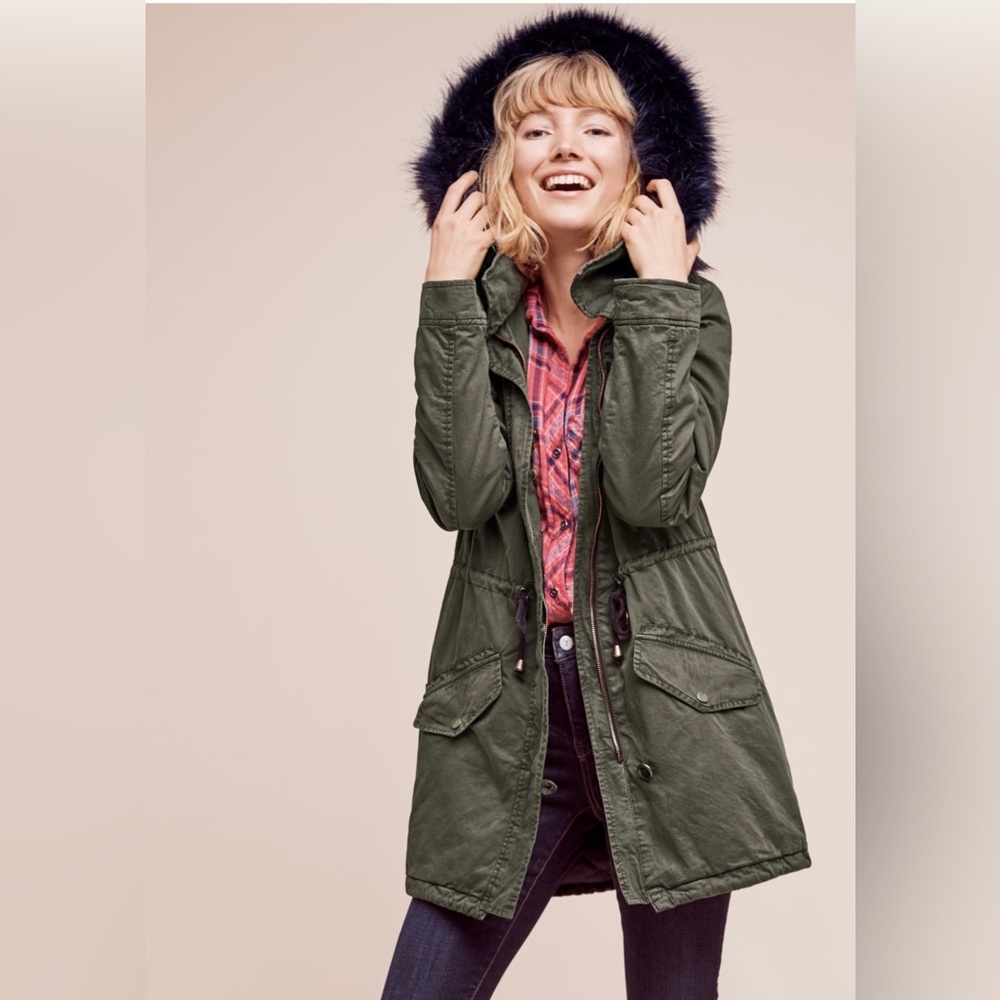 Anthropologie Hei Hei Richmond hooded coat
